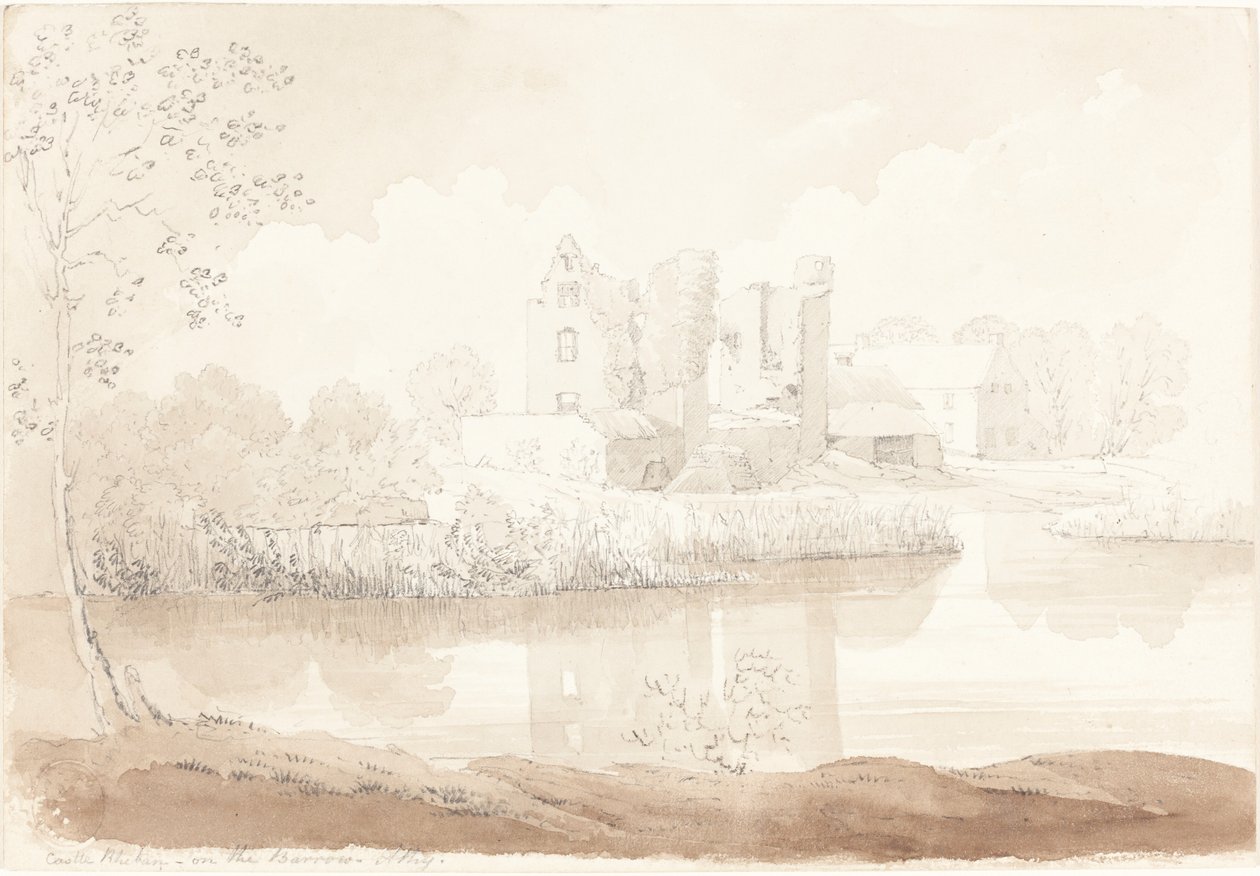 Burg Rheban am Fluss Barrow, Athy von James Bulwer