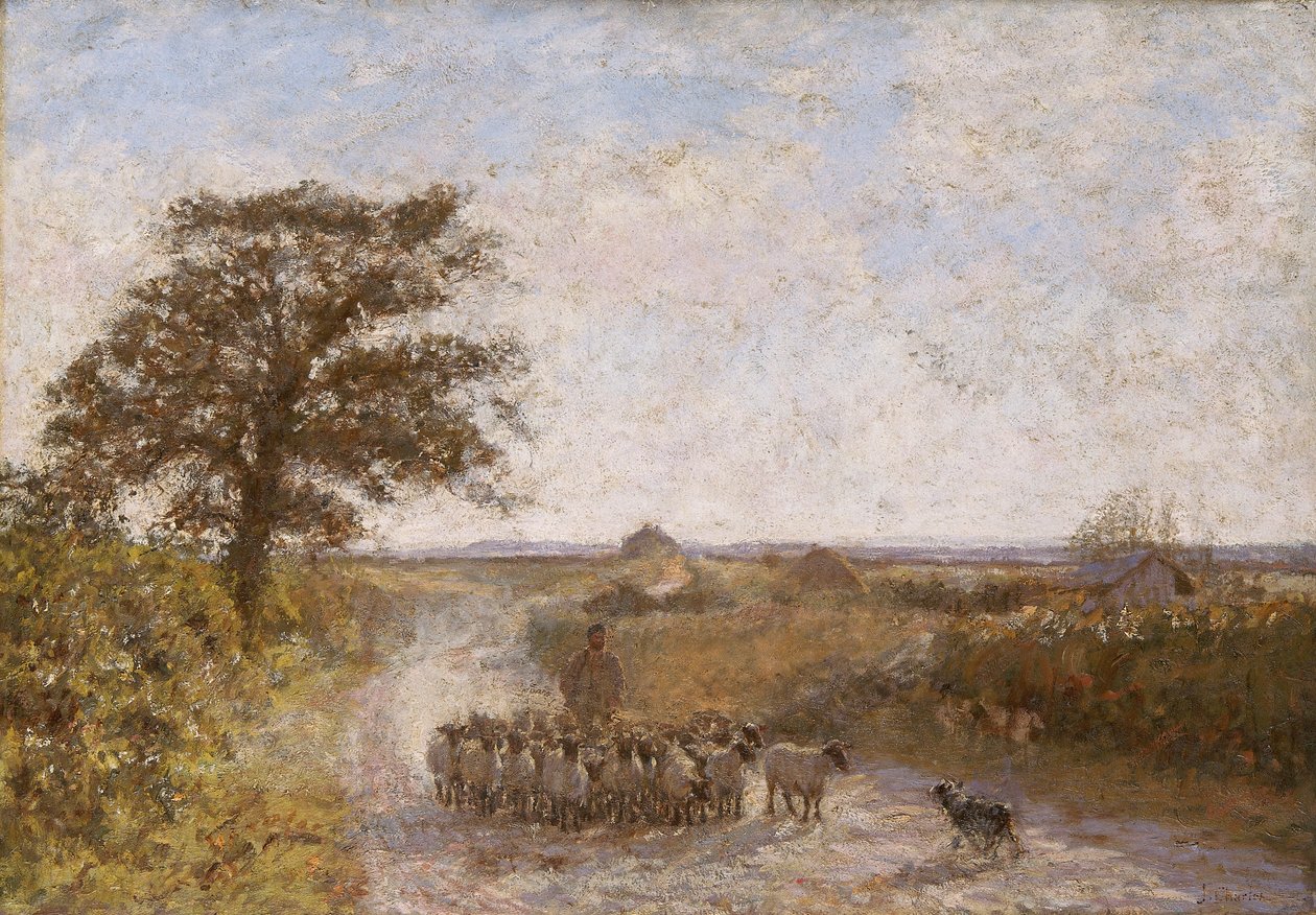 Die staubige Straße, 1902 von James Charles