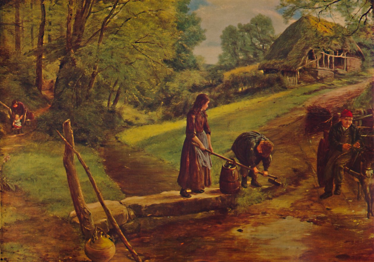 Ein Bach in Devonshire, 1864, 1935 von James Clarke Hook