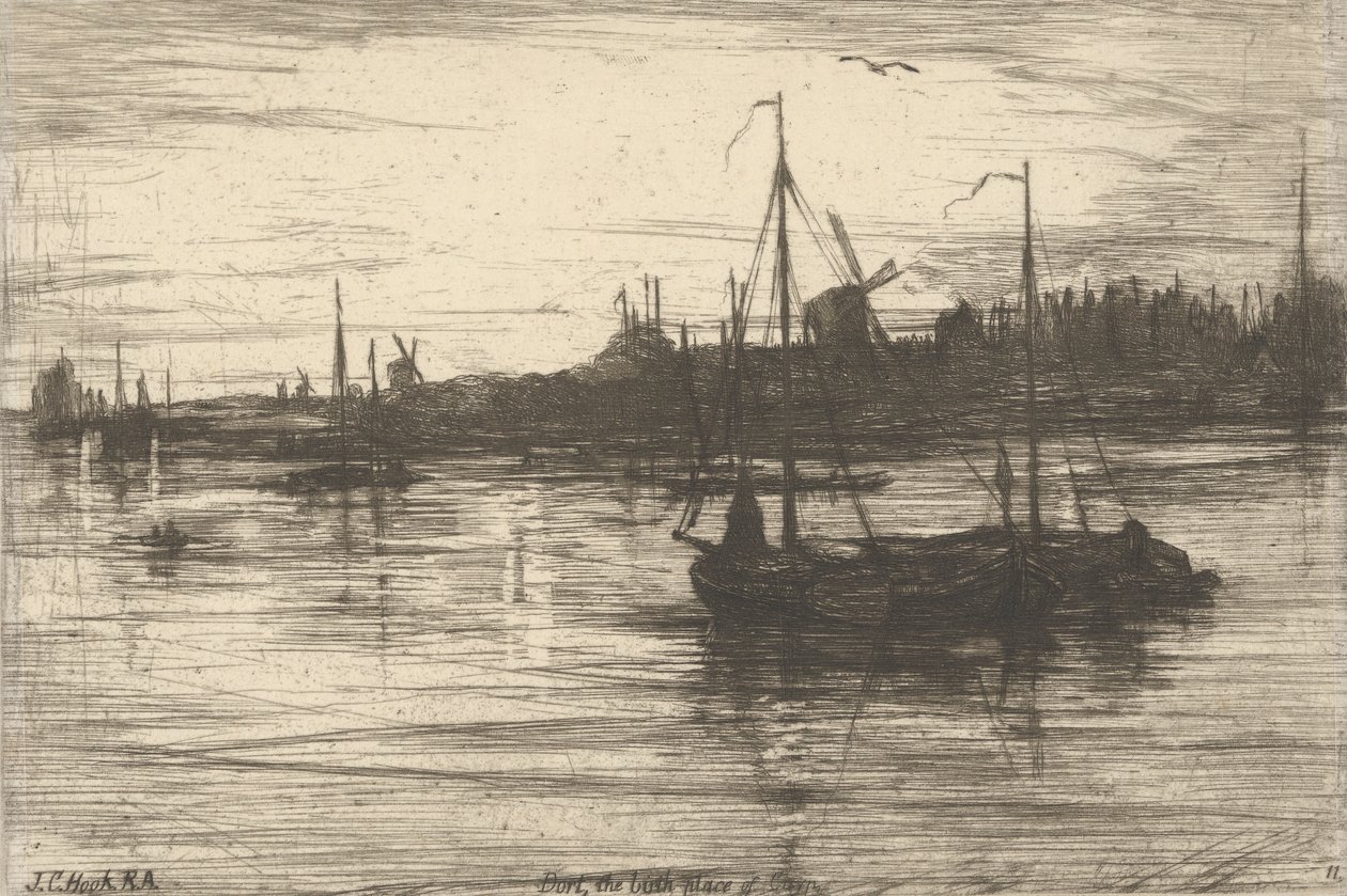 Dort, der Geburtsort von Cuyp von James Clarke Hook