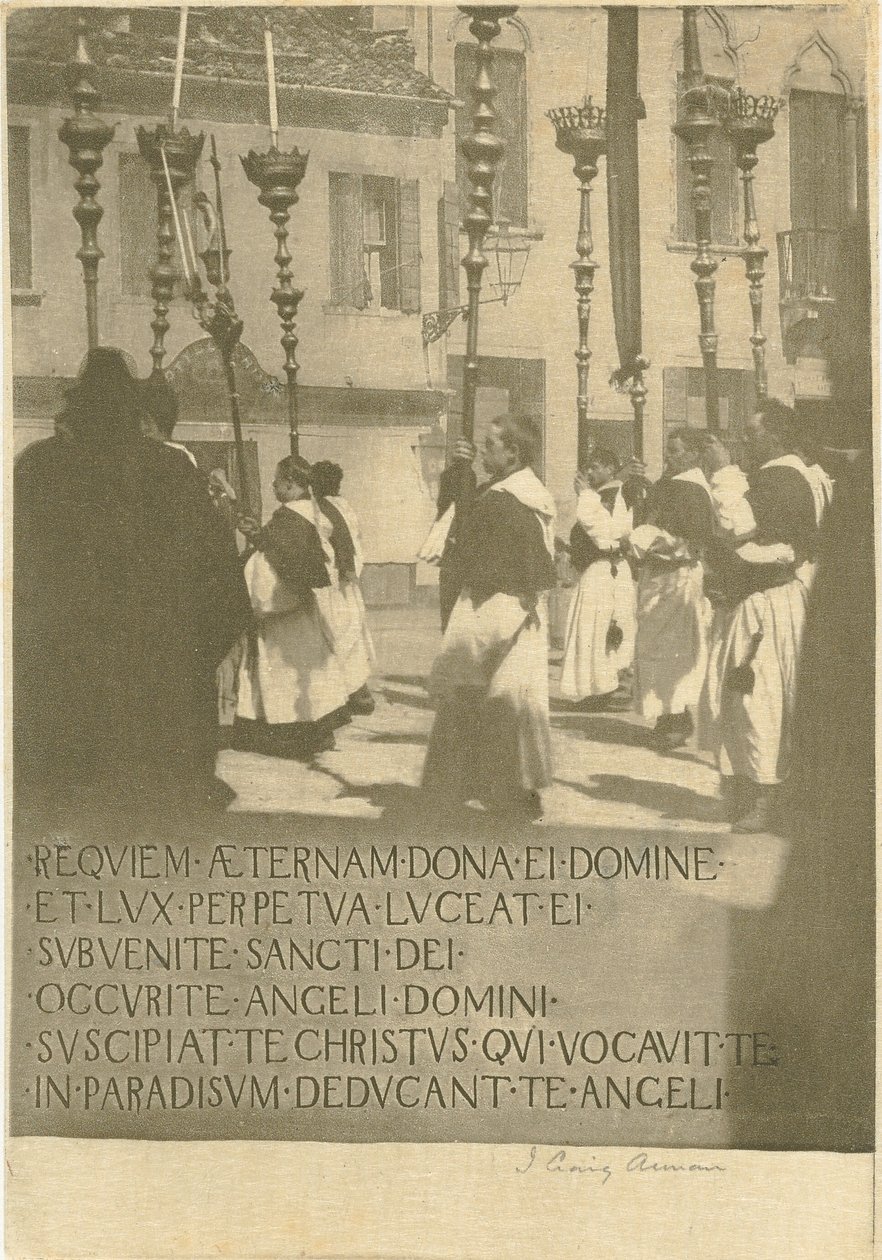 Ein venezianisches Requiem von James Craig Annan