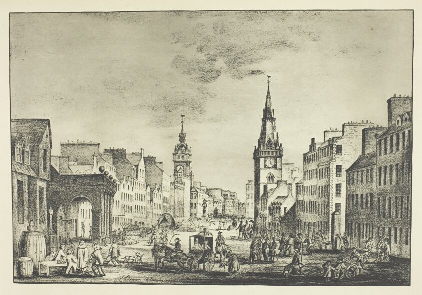 Trongate in alten Zeiten von James Craig Annan