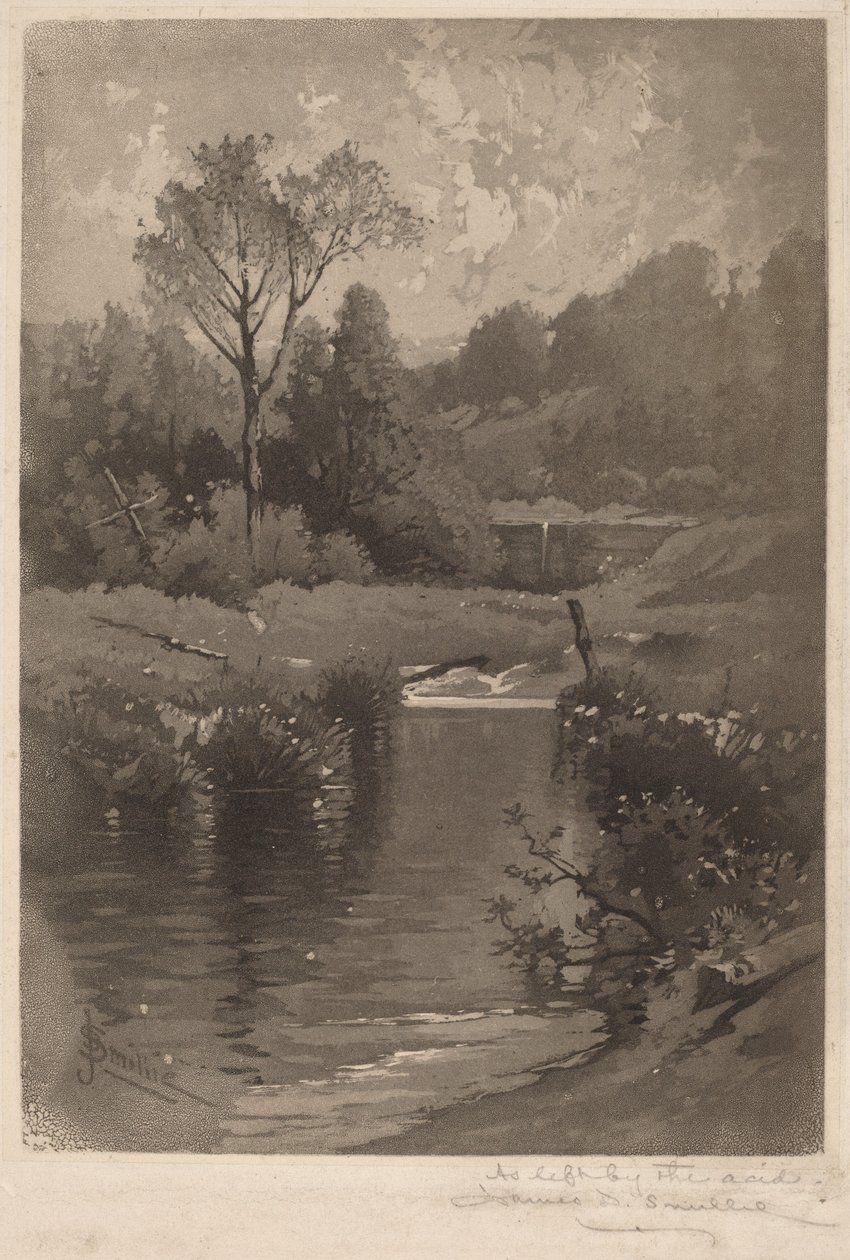 Ein alter Damm bei Montrose von James David Smillie