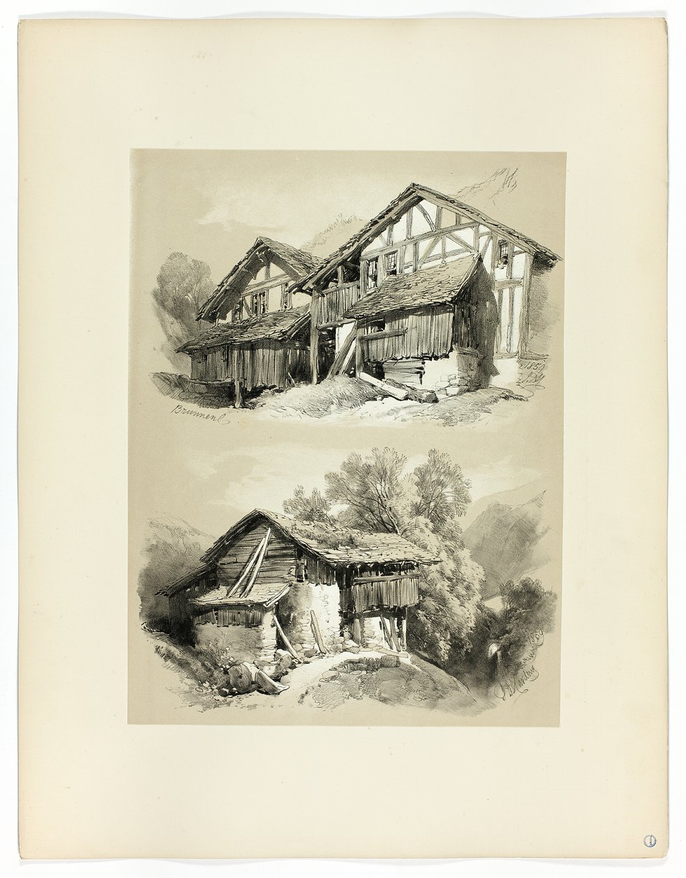 Brunnen, aus malerischen Auswahlen von James Duffield Harding