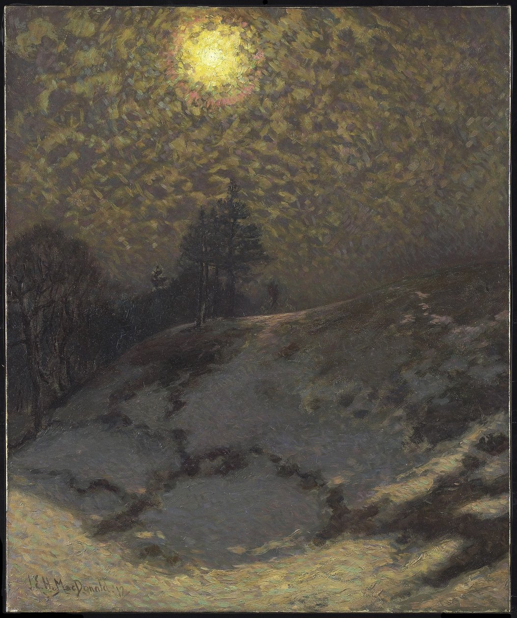 Früher Abend, Winter, 1912 von James Edward Hervey Macdonald