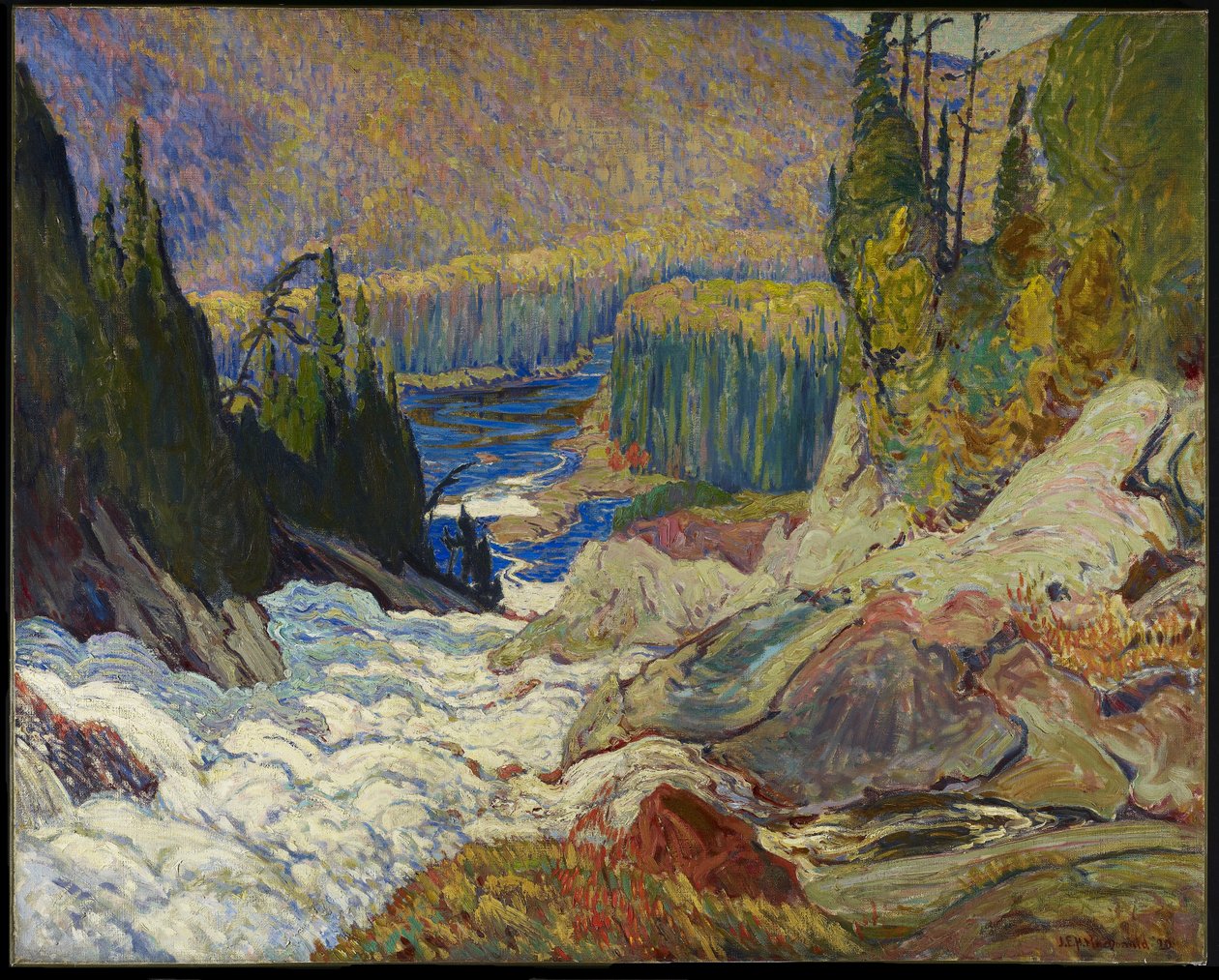 Wasserfälle, Montreal River, 1920 von James Edward Hervey Macdonald