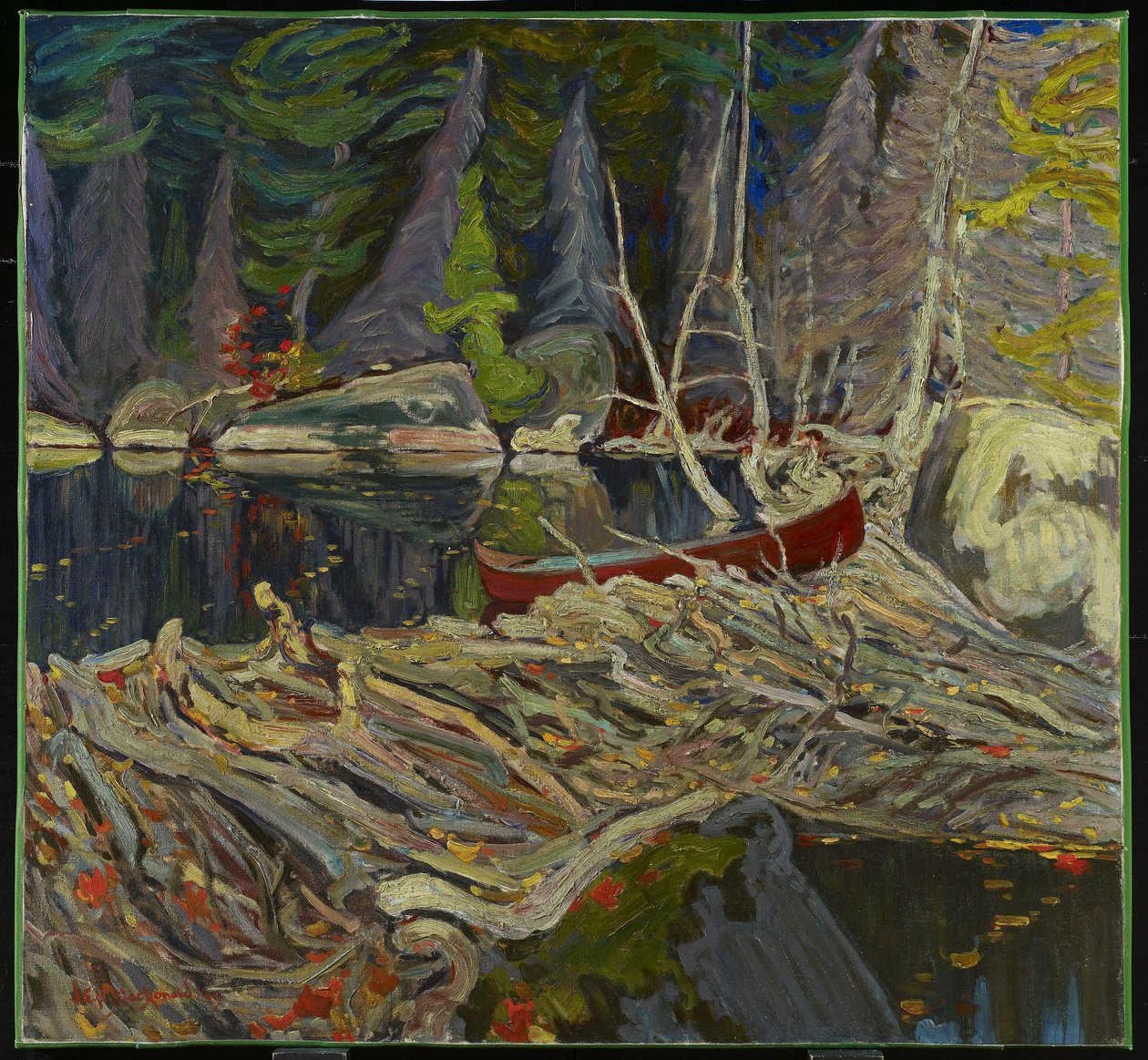 Der Biberdamm, 1919 von James Edward Hervey Macdonald