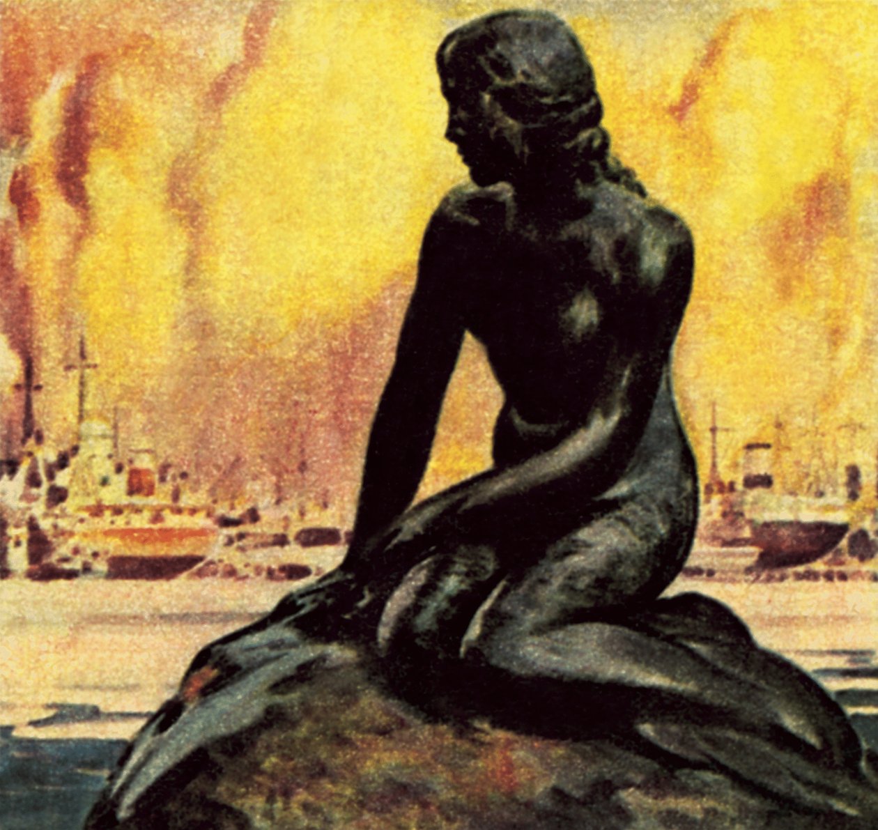 Kleine Meerjungfrau-Statue in Kopenhagen von James Edwin McConnell