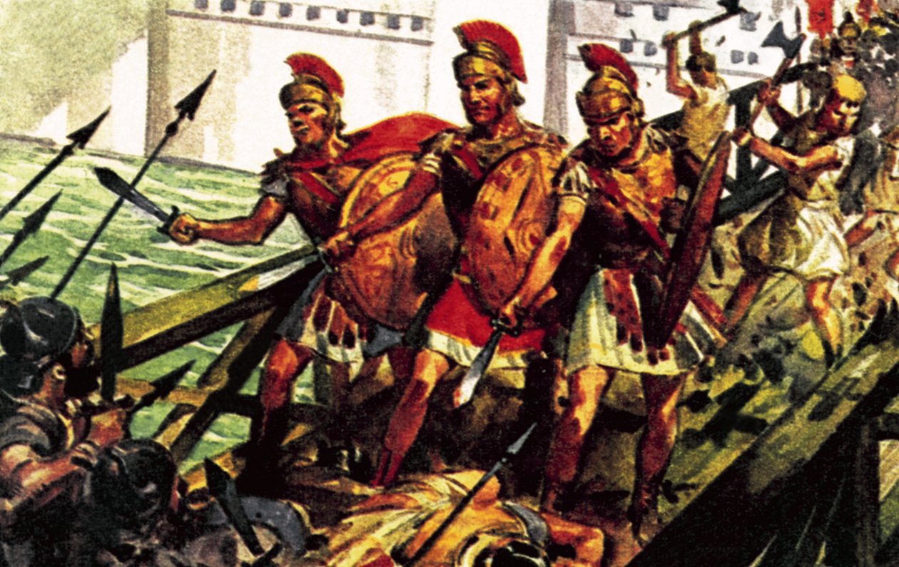 Auf der Tiberbrücke von James Edwin McConnell