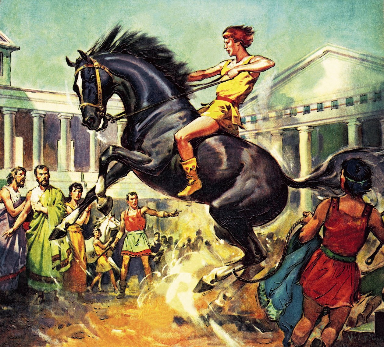 Die Zähmung des Bucephalus von James Edwin McConnell