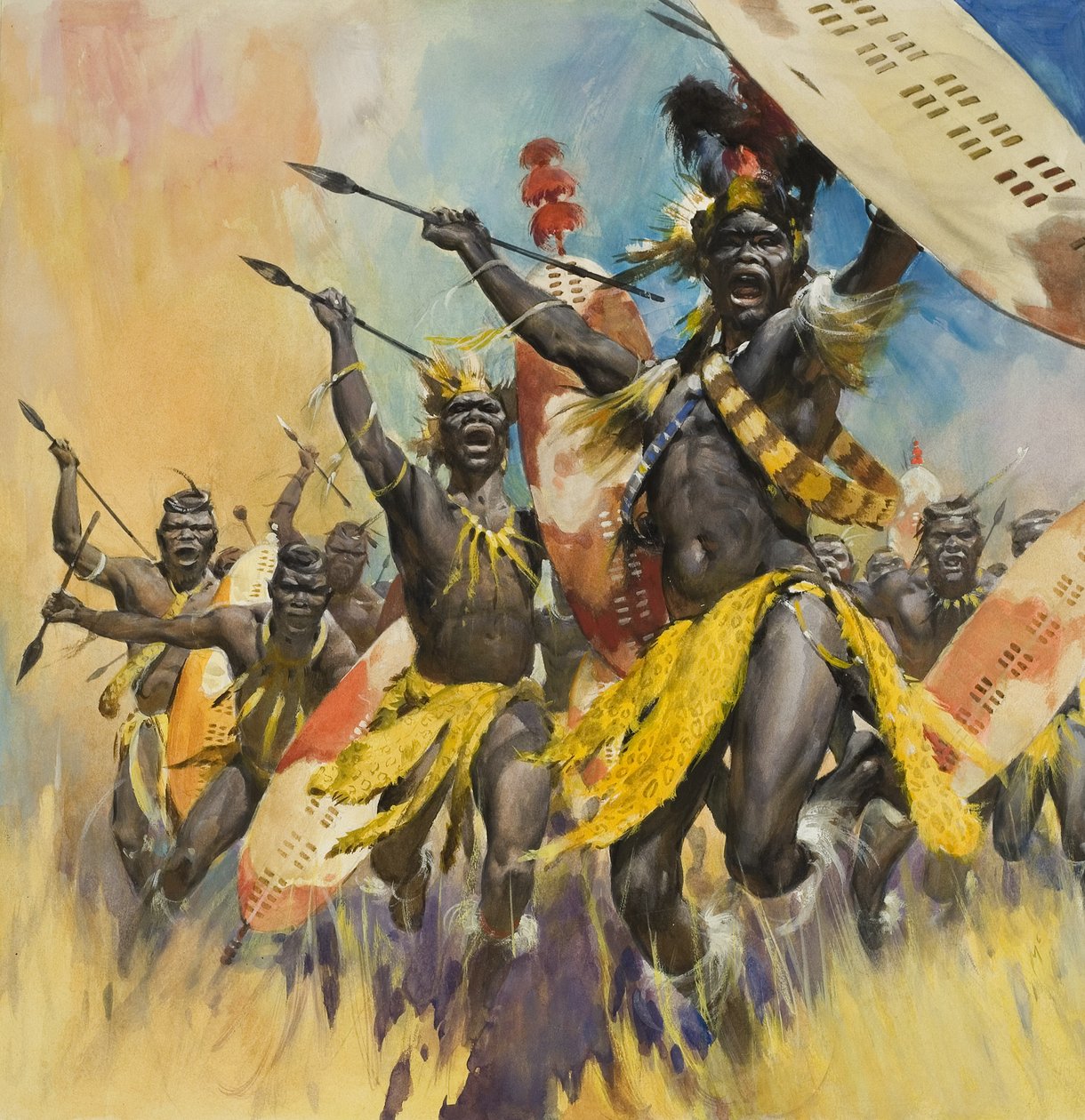 Zulu-Krieger von James Edwin McConnell