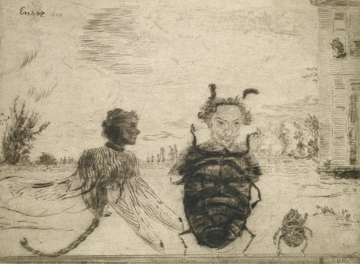 Seltsame Insekten von James Ensor