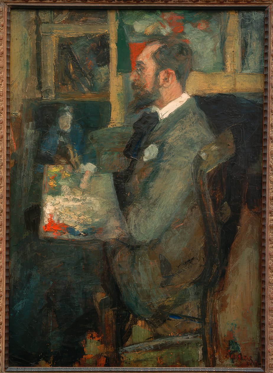 Porträt von Théo Hannon von James Sidney Ensor