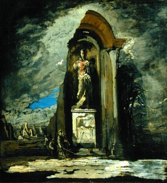 Das Monument, ca. 1916-17 von James Ferrier Pryde