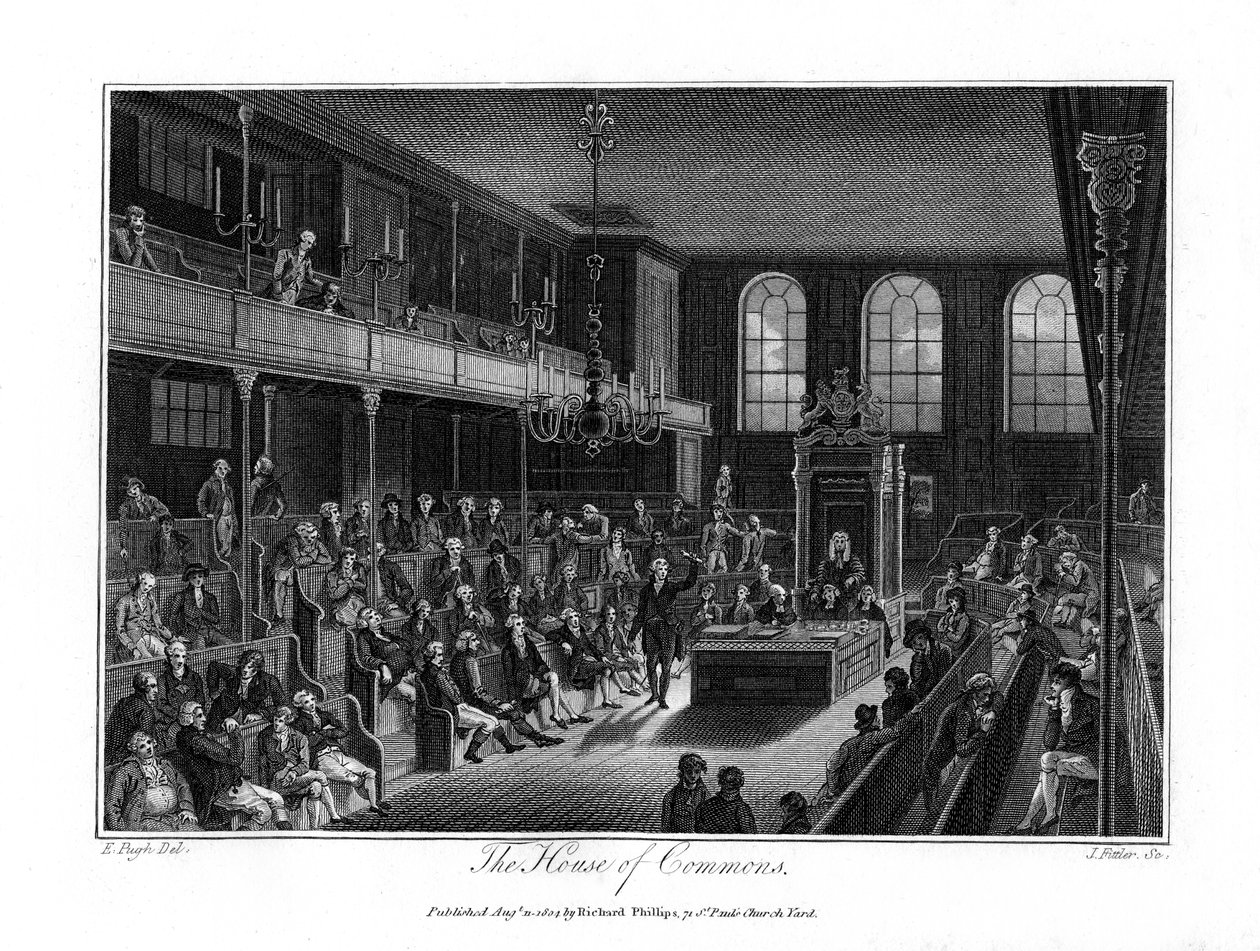 Das Unterhaus, London von James Fittler