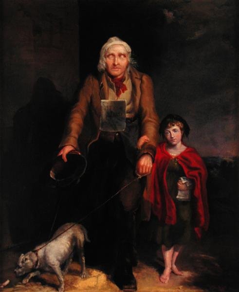 Der blinde Bettler von James Flewitt Mullock
