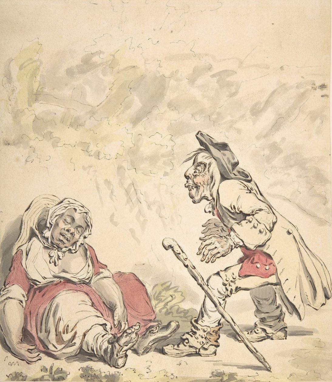 Cymon und Iphigenia, 1796 von James Gillray