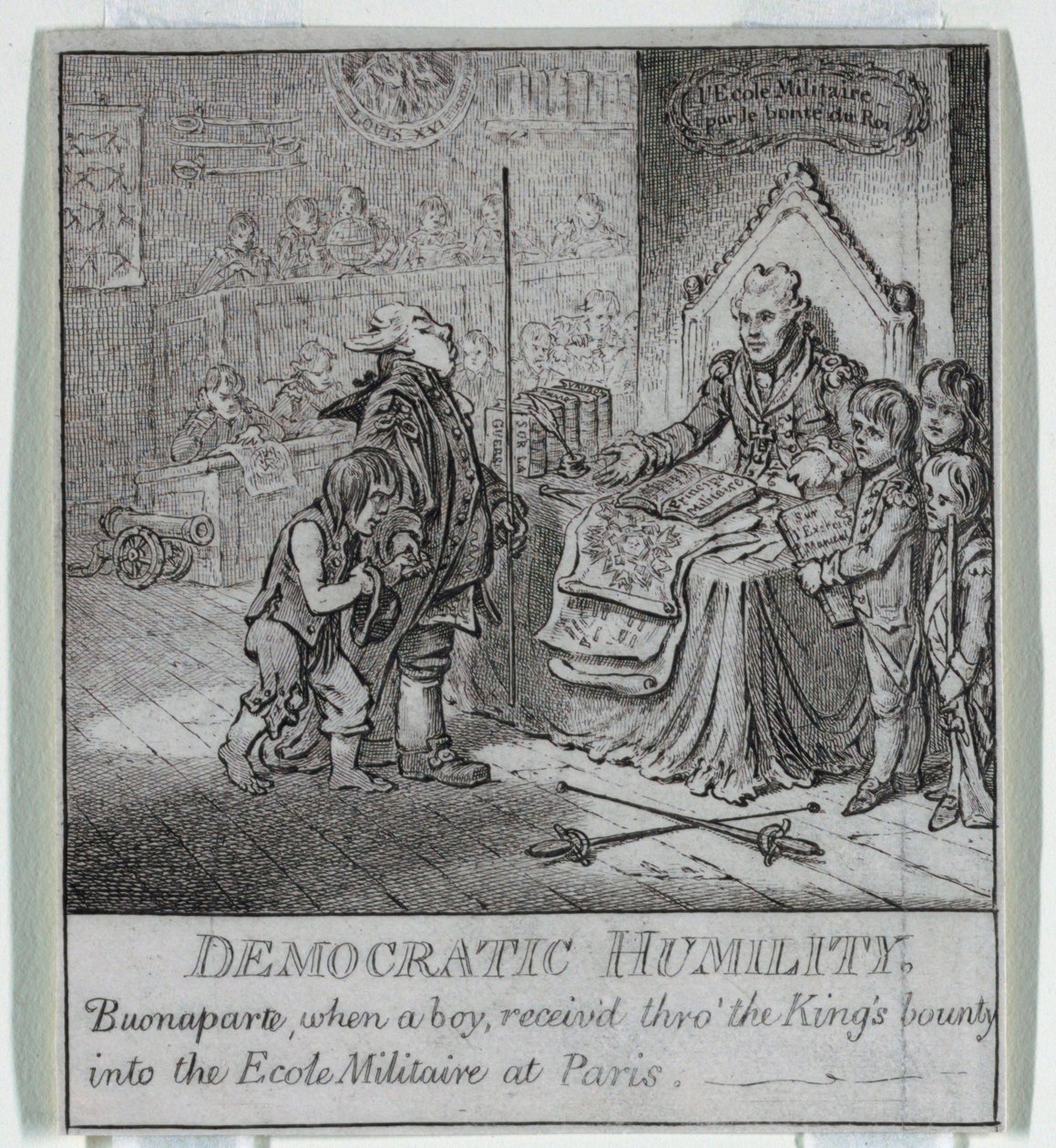Demokratie, oder eine Skizze von James Gillray