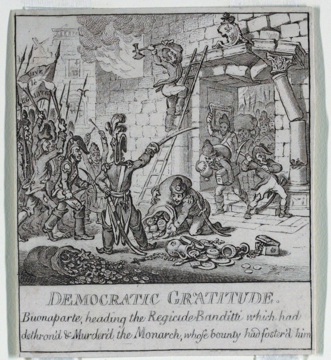 Demokratie, oder eine Skizze von James Gillray