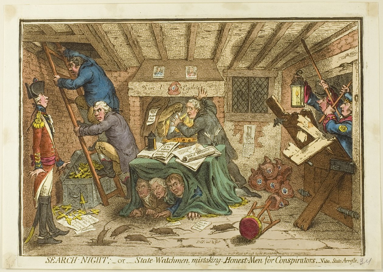 Suchnacht von James Gillray