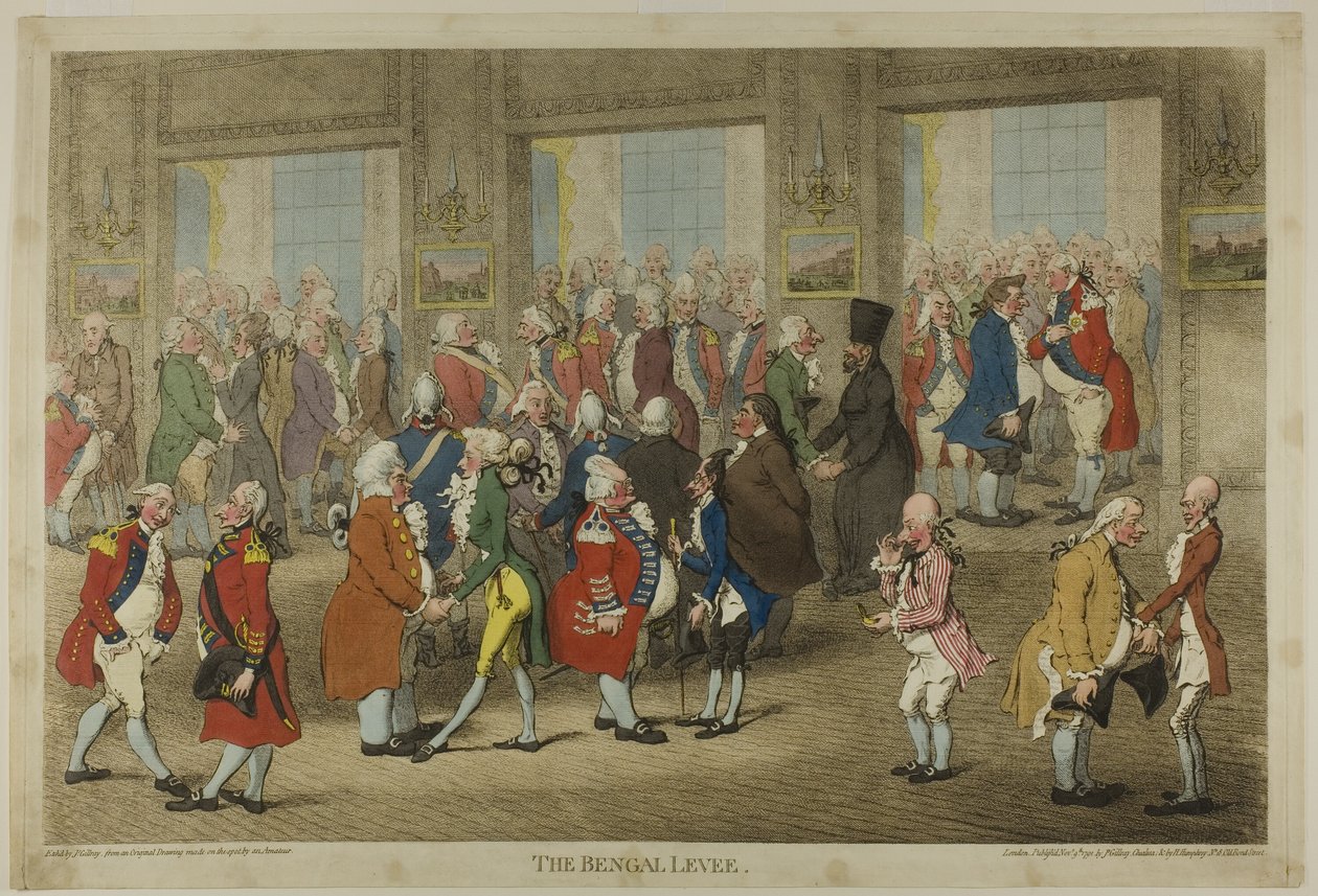 Die Bengalische Levee von James Gillray