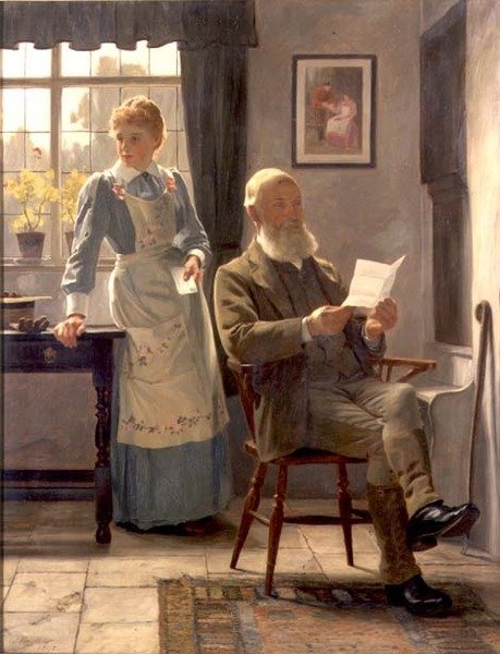 Der Brief von James Hayllar