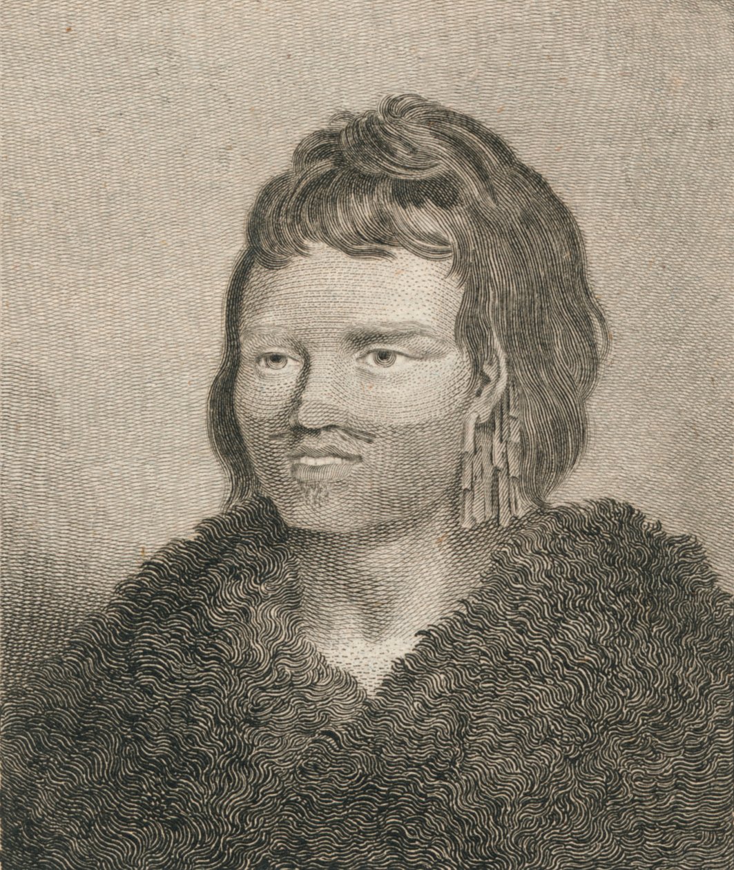 Ein Eingeborener von Sandwich Sound, 1784 von James Heath