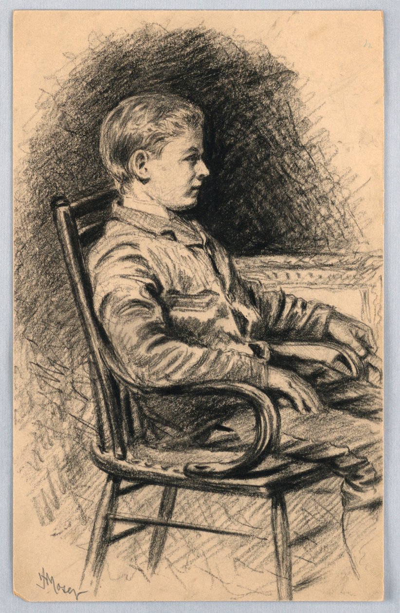 Porträt eines Jungen von James Henry Moser