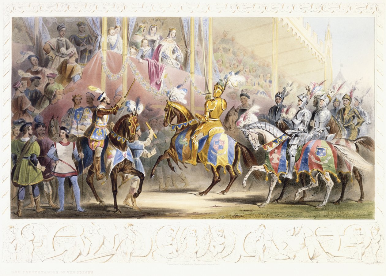 Die Präsentation des Ritters von James Henry Nixon
