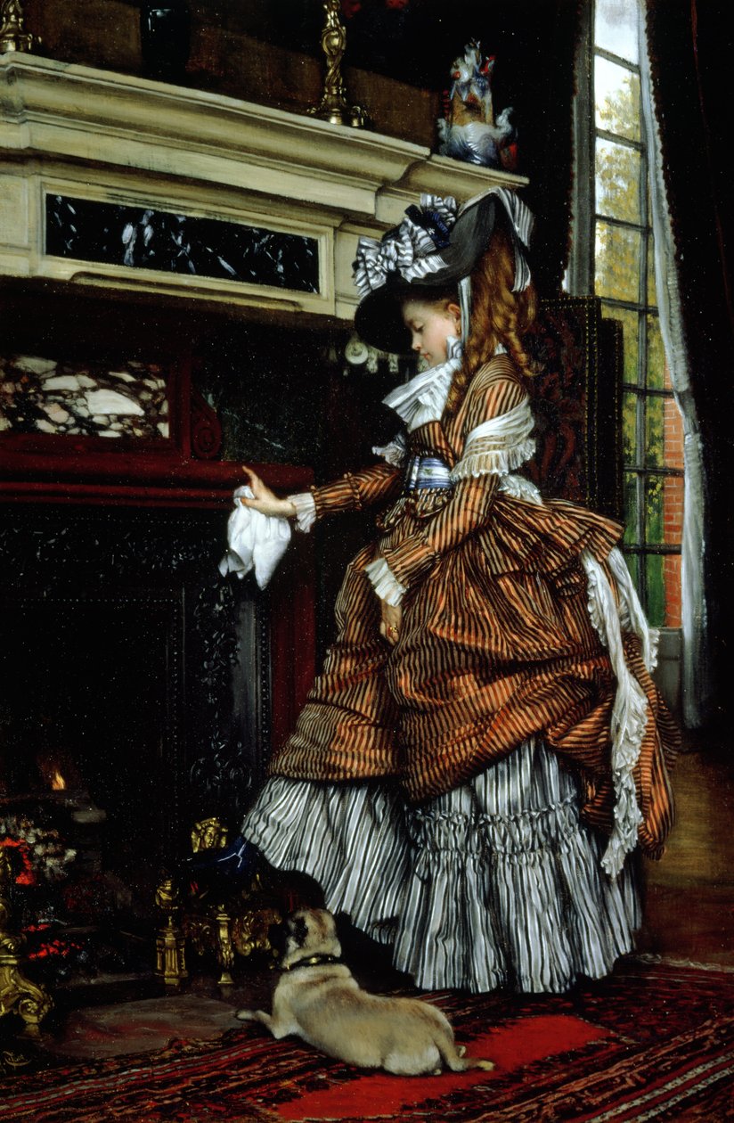 Der Kamin, 1869 von James Jacques Joseph Tissot