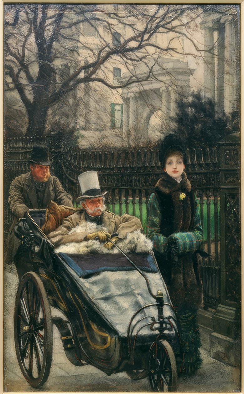Rekonvaleszenter (Des Soldaten Tochter) von James Jacques Joseph Tissot