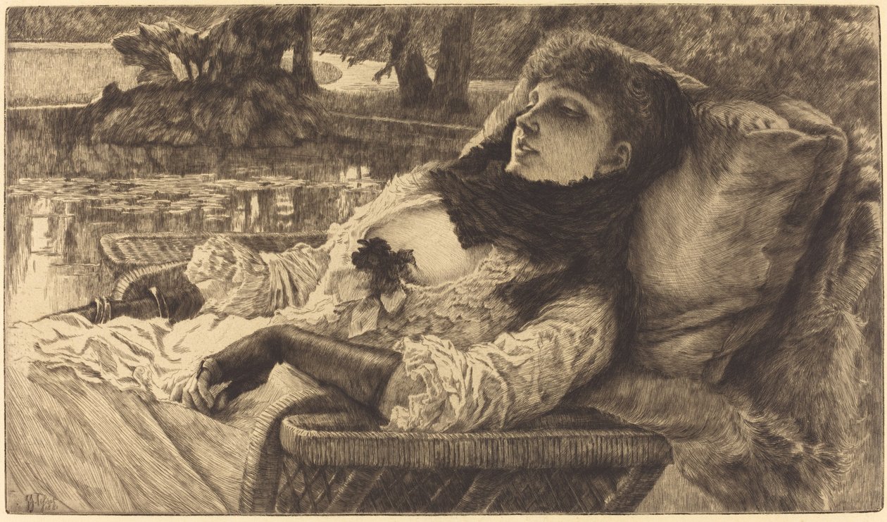 Sommerabend von James Jacques Joseph Tissot