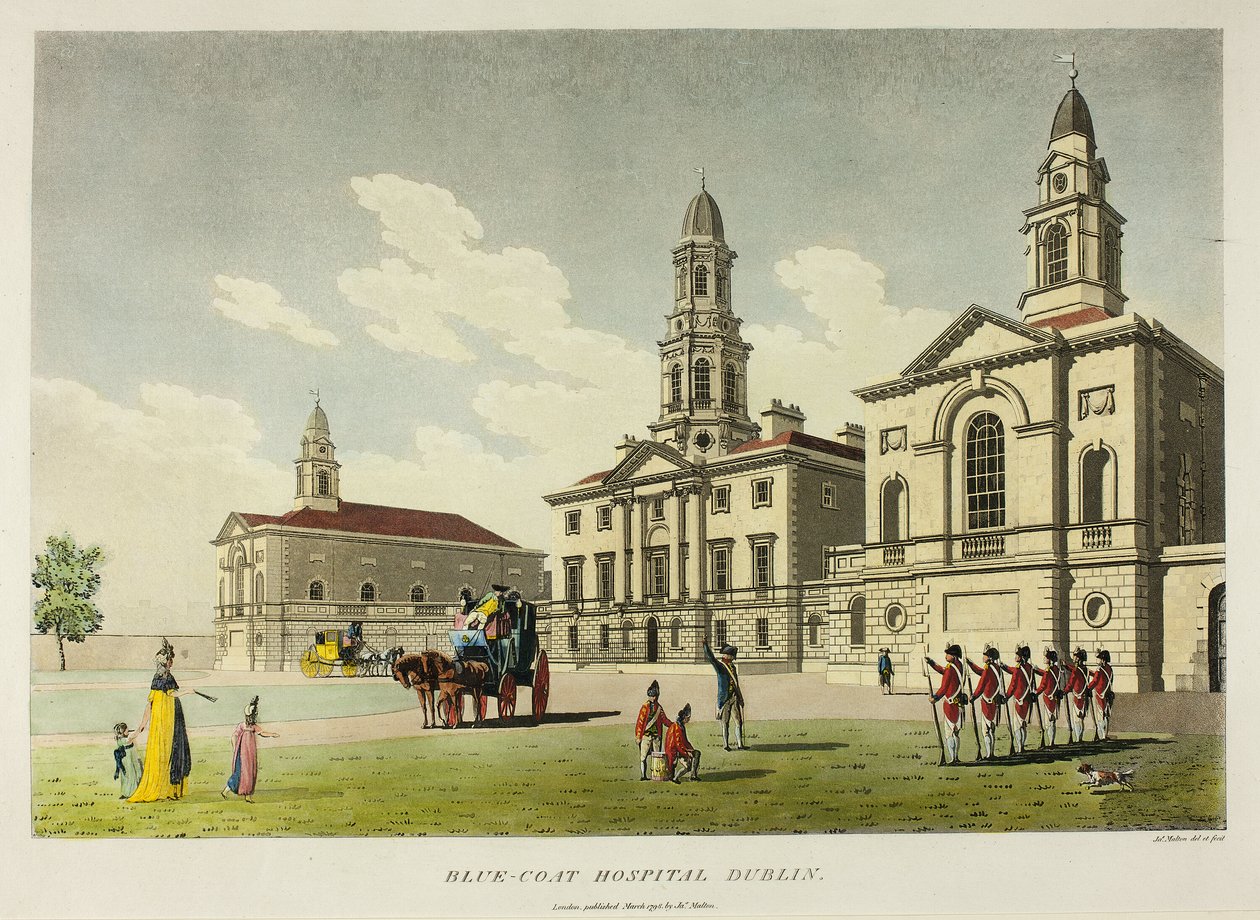 Blue-Coat Hospital, Dublin von James Malton