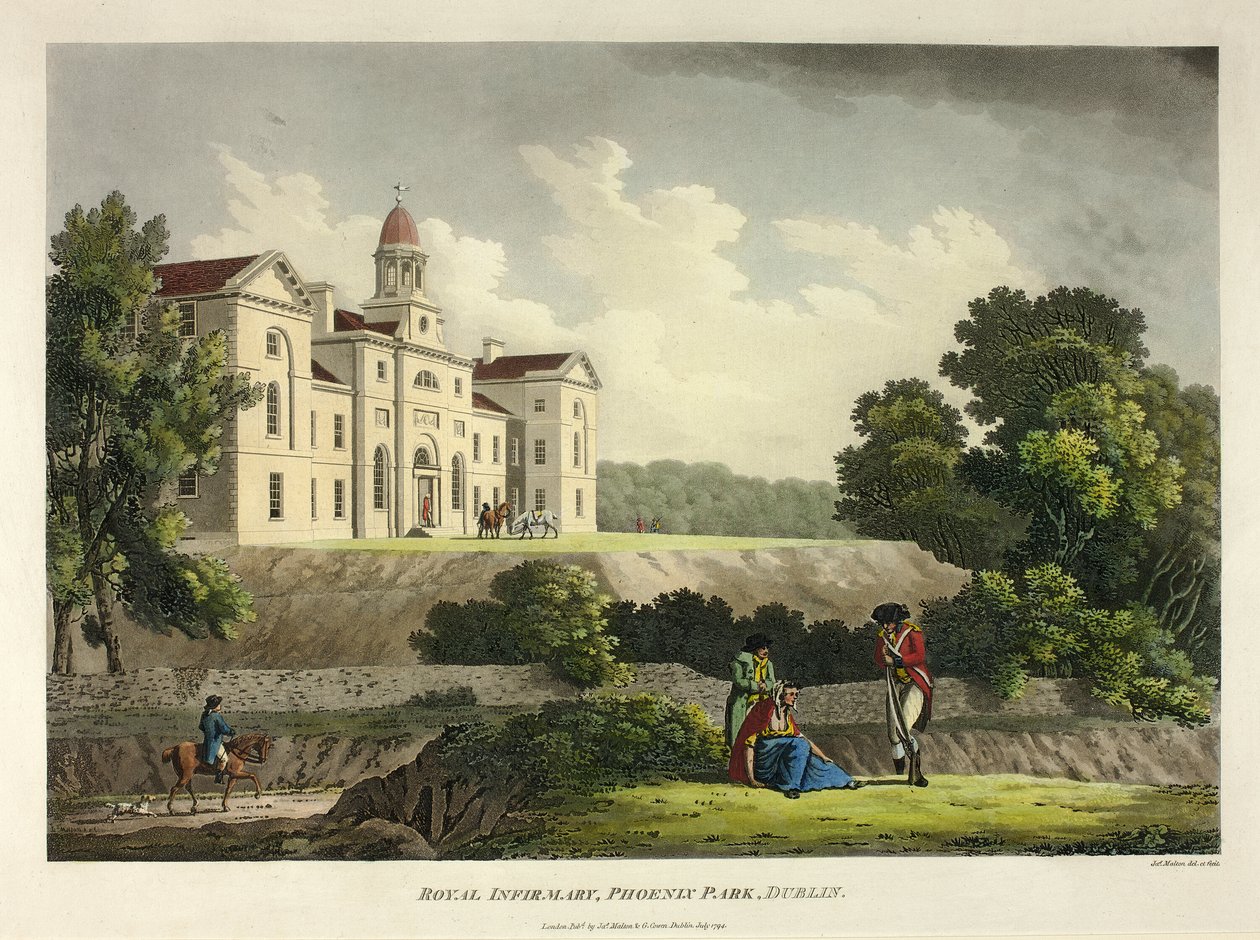 Royal Infirmary Phoenix Park, Dublin von James Malton
