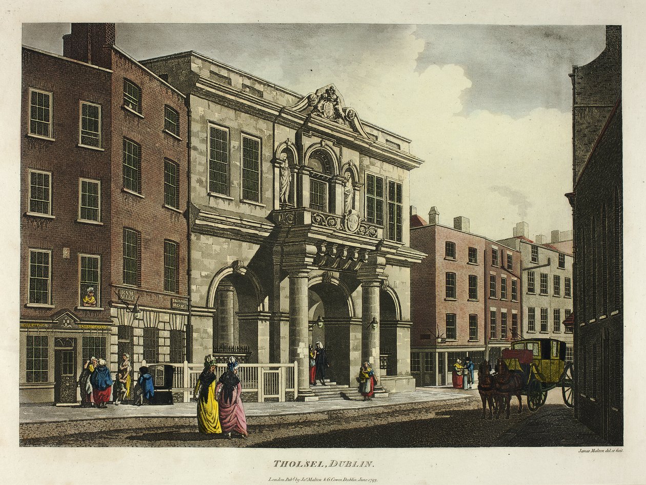 Tholsel, Dublin von James Malton