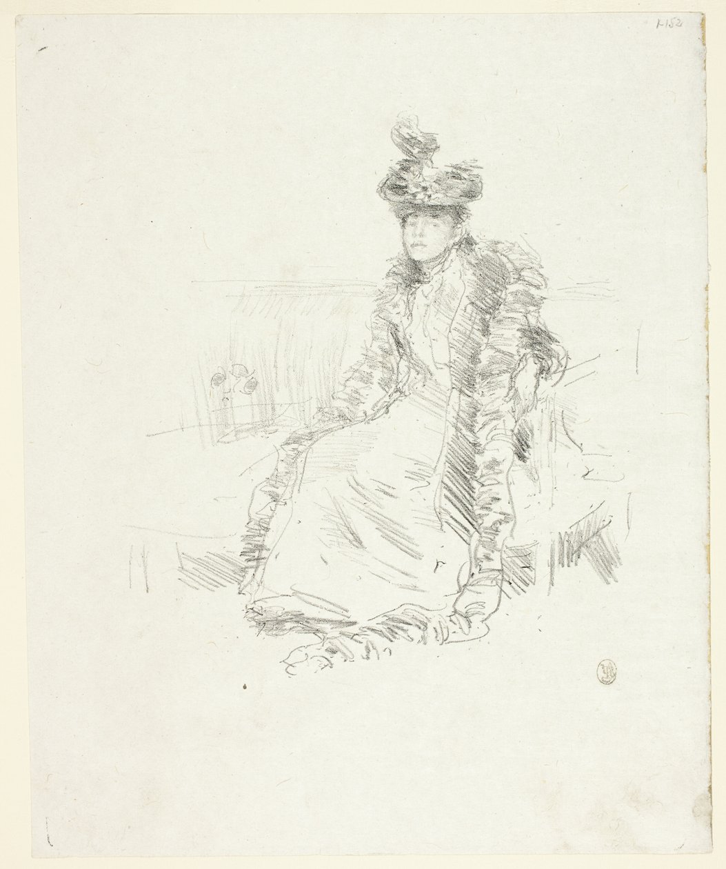 Eine sitzende Dame von James Abbott McNeill Whistler