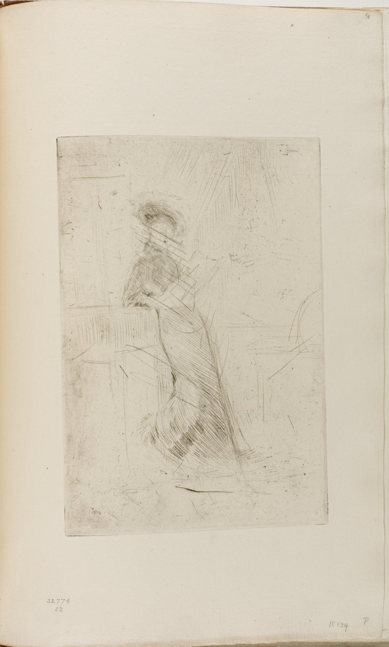 Eine Dame am Fenster von James Abbott McNeill Whistler