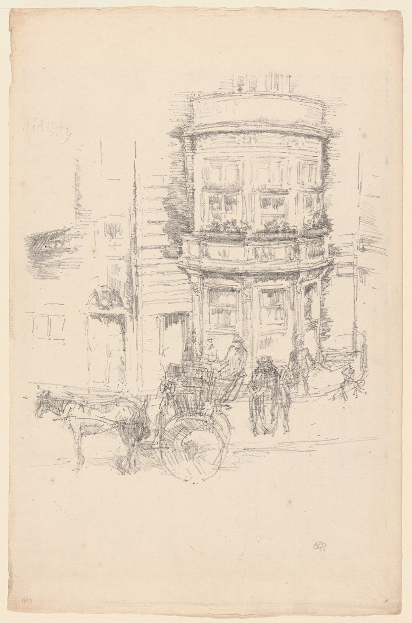 Rückseite des Gaiety-Theaters von James Abbott McNeill Whistler