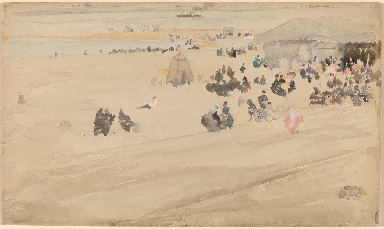 Strandszene von James Abbott McNeill Whistler