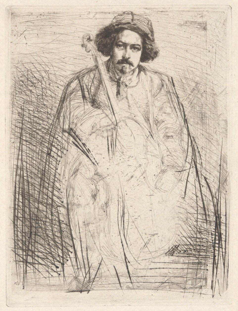 Becquet (Der Geiger) von James Abbott McNeill Whistler
