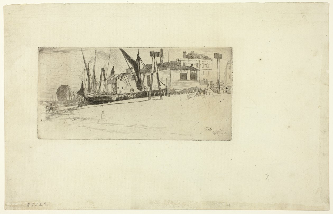 Chelsea Wharf von James Abbott McNeill Whistler