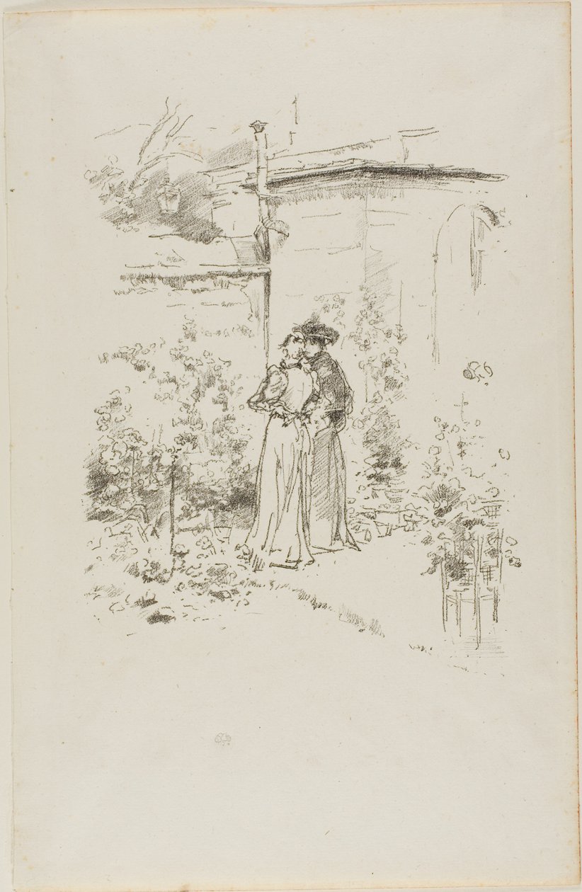 Vertrauen im Garten von James Abbott McNeill Whistler
