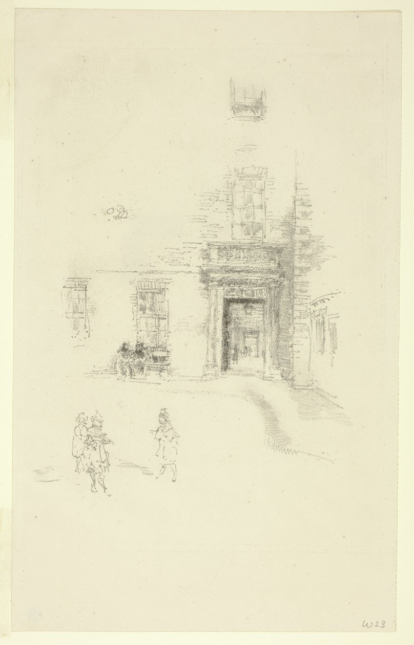 Hof, Chelsea Hospital von James Abbott McNeill Whistler