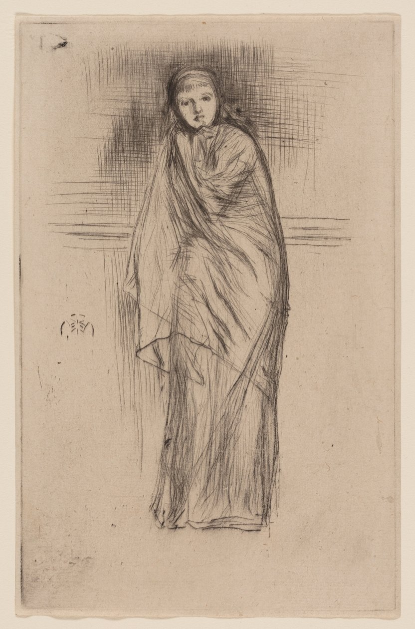 Modell in Gewändern von James Abbott McNeill Whistler