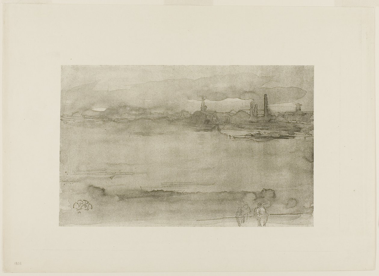 Früher Morgen von James Abbott McNeill Whistler