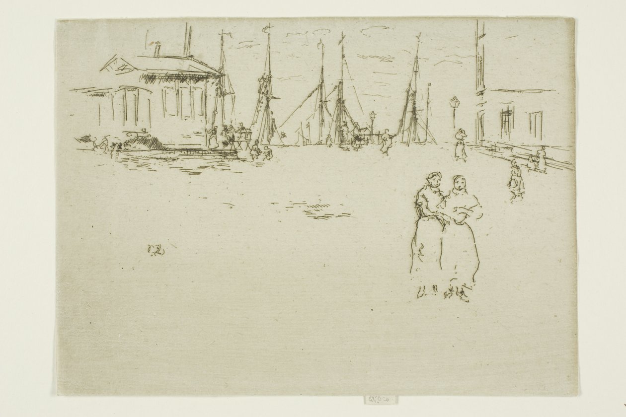Fischereihafen, Ostende von James Abbott McNeill Whistler
