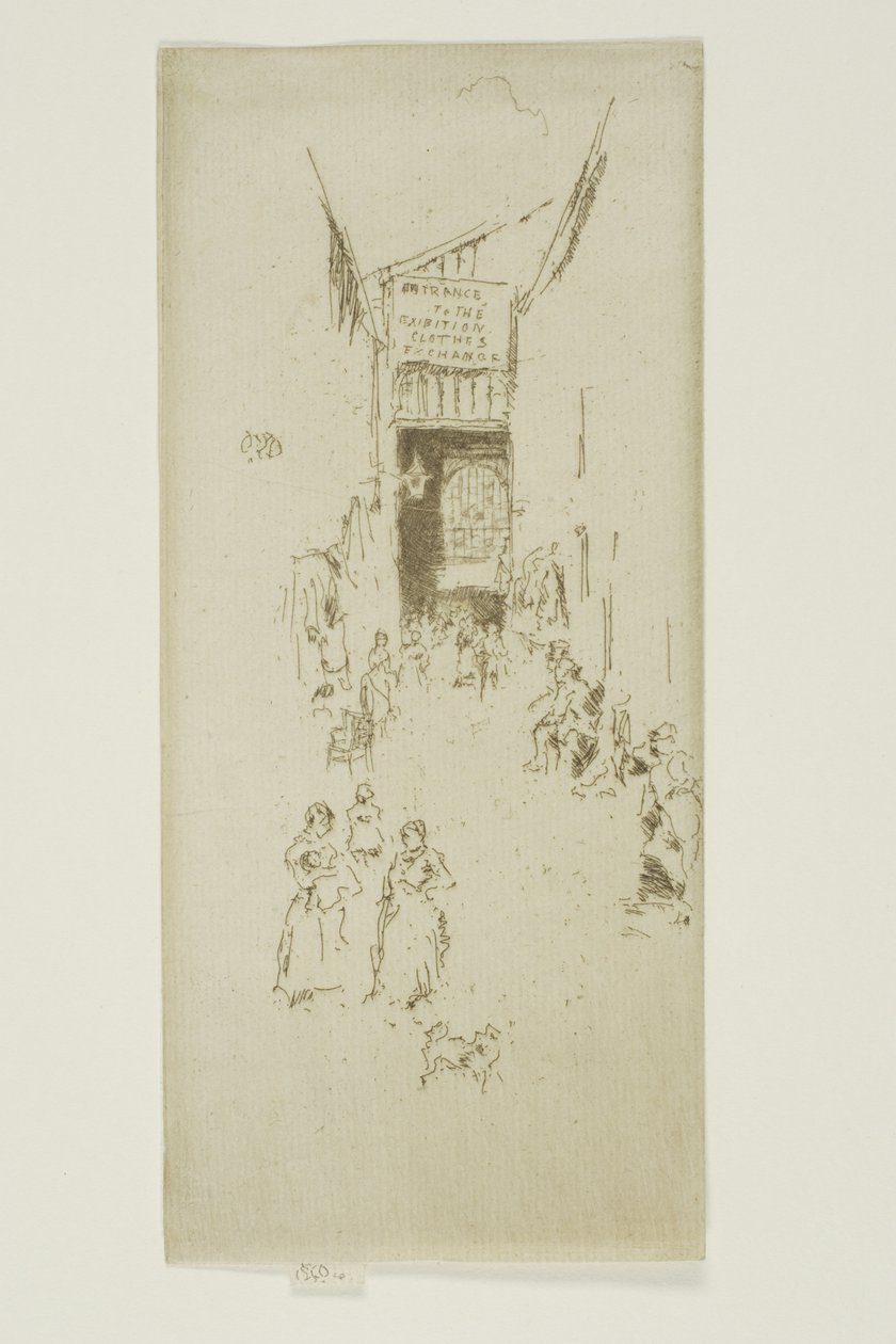 Fleur-de-lys Passage von James Abbott McNeill Whistler