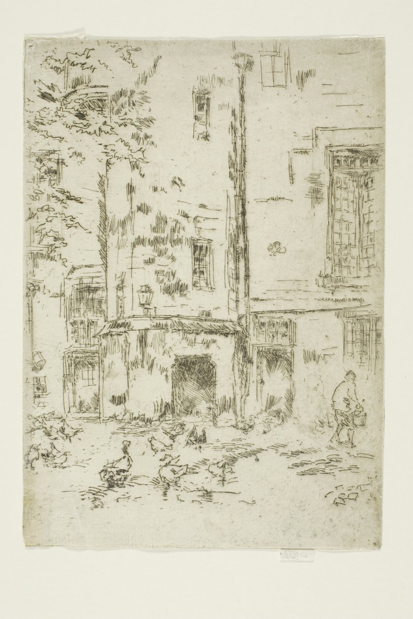 Hôtel de la Croix Blanche von James Abbott McNeill Whistler