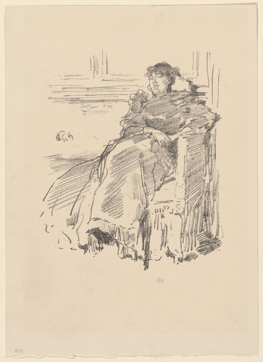 Das rote Kleid von James McNeill Whistler