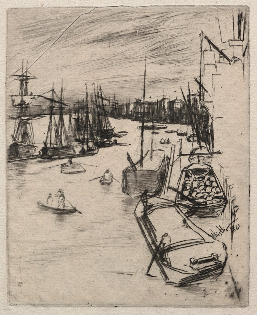 Kleines Wapping von James McNeill Whistler